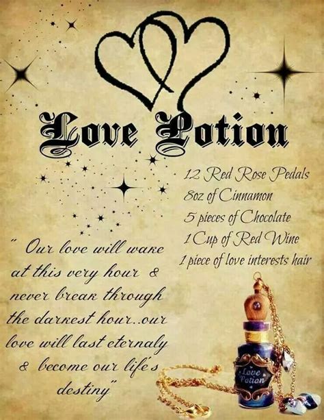 Love potion witch